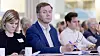 Norsk Industri-direktør Knut E. Sunde mener erklæringen som Norge nå vil signere, vil hindre norsk leverandørindustri i å redusere punktutslipp i utlandet. Her under en pressekonferanse tidligere denne uken. Statssekretær Elisabeth Sæther (Ap) t.v.