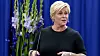 Pressekonferanse med finansminister Siv Jensen etter fremleggelsen av neste års statsbudsjett.