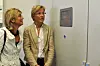 Det nye anlegget skal levere 30 GWh\år oppgradert biogass. Her statssekretær Sigrid Hjørnegård og Bjørg Tysdal Moe, varaordfører i Stavanger.