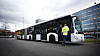 Den nye Mercedes-bussen som var på testkjøring i Oslo i dag er 21 meter lang og har plass til over 190 passasjerer.