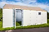 Flatpakkehuset skal holde i tre år under ekstreme forhold, og opptil 20 år under moderate forhold.