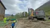 Fra en praktisk test i Skjåk hvor omfylling av VA-rør viste seg å være et godt egnet bruksområde. Foto: Glasopor