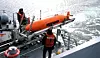 Sjøforsvaret har operert en Hugin-prototyp siden 2004 og har nå fire til lokalisering av miner. Foto: FFI