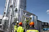Biogassen går gjennom flere renseprosesser før den selges.