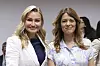 Sverige har stor glede av flaskehalsinntekter. Her er den svenske energiministeren Ebba Busch sammen med statssekretær Maud Bregeon fra Frankrike. Foto: EU-rådet