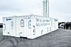 I desember monteres systemet i Singapore på containerskipet Maersk Cape Town. Innen den tiden vil batteriene bli installert i de seks racksene som nå er tomme. De leveres av Trident Maritime Systems i Odense og kan yte 1.800 kVA i opptil 20 minutter. Foto: Mikkel Meister