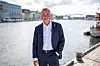 Gunnar Birkeland i Source Galileo fikk meldingen om 2 milliarder kroner i Enova-støtte til havvindprosjektet Goliatvind for bare noen timer siden. – Det er en relativt fin dag i Haugesund, sier han til TU. Foto: Thomas Mortveit