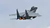 F-15E Strike Eagle fra USAF, til daglig stasjonert på Lakenheath i England, under Red Flag i Alaska i juni. Foto: Master Sgt. Karen Tomasik