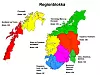 Regionblokka: NRKs behov for distriktssendinger deler opp Norge i syv som bruker frem ulike frekvenser. Foto: NKOM