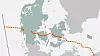 Baltic Pipe ble åpnet i fjor. Det tar gass fra det norsk-tyske gassrøret Europipe II gjennom Danmark til Polen. Derfra går gassen videre til Baltikum. Illustrasjon: MI grafik
