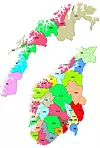 Lokalblokka: Oversikten over hvordan Norge er delt opp i lokalområder for DAB+-sendinger er litt av et lappeteppe og diametralt forskjellig fra Riksblokk 1. Foto: NKOM