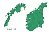 Riksblokk 1: Når man ikke trenger å bekymre seg over distriktskontorer som skal på lufta med regelmessige mellomrom blir frekvenssituasjonen særdeles enkel. Foto: NKOM