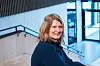 Rektor Grethe Hultgren er svært fornøyd med skolen, både for elevenes og de ansattes del. Foto: Paal-André Schwital