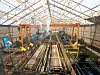 Snøen smelter normalt svært raskt etter nedknusing først i prosessen. Foto: NCC