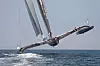 Seilskipsdesignere pusher grenser for hver utgave av de store seilasene, som her foran America's Cup i 2009 med tester av en trimaran.