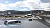 Hyke er i dialog med mange byer og kommuner som ser et potensial i elektrisk og autonom transport. Her fra Drammen. Illustrasjon: Nils Tveit Arkitekter/Hydrolift Smart City Ferries/Hyke