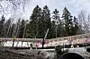 Togtrafikken er stengt ved Hønefoss stasjon etter at to vogner på et godstog sporet av onsdag. Bergingsarbeidet forventes å bli langvarig.