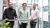 Gründerne i Modulize, fra venstre: Olav Ljosland, Lucas Carstens og Håkon Kalbakk. Foto: Modulize