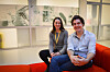 Gründerne Kaye Hope og Fredrik Anfinsen. Foto: ShareMy3D