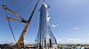 Om få måneder vil SpaceX sende opp romskipet Starship, som er bygd i rustfritt stål. Det er bedriftens nyeste arbeidshest som både skal frakte satellitter opp i rommet, mennesker til Månen og Mars – og lande igjen. Foto: Elon Musk