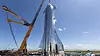 Om få måneder vil SpaceX sende opp romskipet Starship, som er bygd i rustfritt stål. Det er bedriftens nyeste arbeidshest som både skal frakte satellitter opp i rommet, mennesker til Månen og Mars – og lande igjen. Foto: Elon Musk