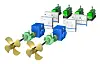 Stadt Stascho er en patentert hybrid-omformer for turtalls- og effektregulering av alle typer elektromotorer opp til 100 MW.