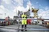 Arne Sigve Nylund i Statoil snakker til de oppmøtte.