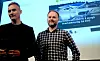 Redaktør Svein-Erik Hole i tu.no tok i mot prisen sammen med multimedie-sjef Eirik Helland Urke.