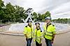 fv. Oliver Kofler, assisterende prosjektleder i Oslobygg, Frøydis Skattum, kommunikasjonsrådgiver i Oslobygg og Roald Haldorsen, prosjektleder i Oslobygg. Foto: Arash A. Nejad.
