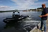 I fjor fikk FFI overlevert Odin. Da ble den fjernstyrt. Siden den gang er utstyret og programvaren for å kjøre autonomt blitt utviklet og installert. Her fra tester ved FFIs anlegg i Horten i august 2016. Foto: Tore Stensvold