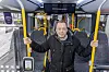 Sverre Skaar og Solaris Norge leverte 183 elbusser til Unibuss i fjor. Foto: Arash A. Nejad