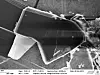 NANO: Norwegian graphite vil bli den andre europeiske produsenten av flak-grafitt, og forsyne det framtidige grafén-markedet. Her er et laboratorie-bilde av grafén-flakene i grafitten tatt ved Golia historiske gruve ved Jennestad, Sortland.