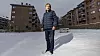 Tunnelen vil passere rett under hagen hvor alle energibrønnene er. Michael Møller frykter at det kan gå utover effektiviteten til brønnparken. Foto: Arash A. Nejad