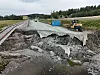 Deler av Nordlandsbanen har vært stengt for godstrafikk siden kvikkleireskredet i Levanger 30. august.