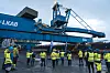Ny skipslaster er på plass. Konsernet investerer flere milliarder kroner i Narvik havn i årene framover. Foto: LKAB