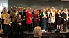 Vinnerne på scenen under prisutdelingen hos Abelia 8. mars 2019. Foto: Kjersti Flugstad Eriksen