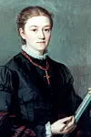 Agnes Pockels gjorde nyttige eksperimenter på kjøkkenet. Illustrasjon: Ukjent maler/Wikimedia Commons