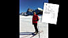 Skientusiast og oppfinner Ulf Larssen i Seiser Alm.
