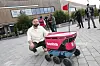 Holo-sjef Hans Fridberg ser frem til å vise hva takeaway-roboten duger til i Norge. Foto: Arash A. Nejad
