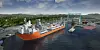 Kværner Stord har en digital tvilling av produksjonsskipet (FPSO) til Johan Castberg samt digital modell av store deler av verftet. Illustrasjon: Kværner