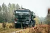 MARS III kan monteres på flere forskjellige lastebiler. Her er systemet på en Iveco Trakker, fra en testbane i nær Kassel i Hessen i Tyskland i september. Foto: KNDS