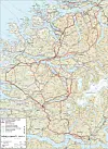 Kart: Sunnmøre og Sogn og fjordane Ørskog ¿ Fardal: 420 kV spenningsnivå, 300 km lang. Statnett har startet planleggingen av en ny kraftledning mellom Ørskog kommune på Sunnmøre og Fardal i Sogn. Det er lagt frem flere traséalternativer og 20 kommuner kan bli berørt.