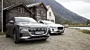 Jaguar I-Pace og Audi E-Tron i Lærdal. Foto: Marius Valle