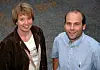 NANOARBEIDERE: Ellen Dahler Tuset og Stig Rooth i Norspace opererer på nanonivå for satellitter i verdensrommet.