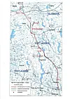 Evje/Skåreheia ¿ Holen: 420 kV spenningsnivå, 100 km lang. Statnett planlegger en ny 420 kV ledning mellom Skåreheia i Birkenes kommune og Holen kraftverk i Bykle kommune.