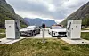 Jaguar I-Pace og Audi E-Tron på hver sin 50 kilowatt hurtigladestasjon. Foto: Marius Valle