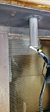 TØRRISBLÅSING: Klikk videre for å se før- og etterbilder av tørrisrengjøring.