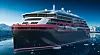 Kleven skal bygge to slike ekspedisjonsskip for Hurtigruten, og har fått opsjon på ytterligere to. Illustrasjon: Hentet fra Klevens nettside