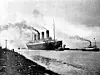 Titanic på prøvetur 2. april 1912.