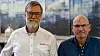 HYDAC er verdens største produsent av hydrauliske akkumulatorer, og andre egenutviklede, patenterte løsninger innen hydraulikk. De har hatt et tett samarbeid med NOV helt siden 2008. F.V. Peter Sederholm og Jarl Bøhn. Foto: TUM Studio